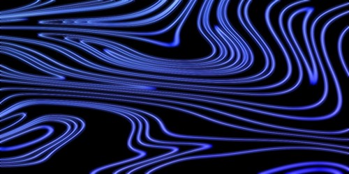 Neon Glow violet lines on a dark background, Glowing background