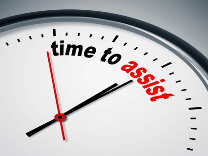 An image of a nice clock with time to assist