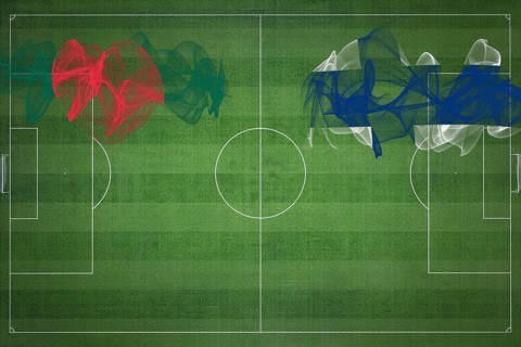 Bangladesh vs Finland Soccer Match, national colors, national flags, soccer field, football game,