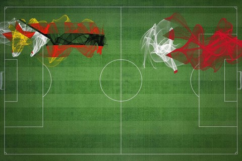 Zimbabwe vs Bahrain Soccer Match, national colors, national flags, soccer field, football game,
