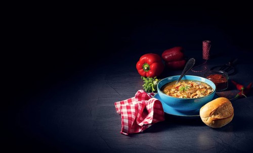 Flaczki fresh and spicy tripe soup with herbs