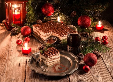 Christmas tiramisu