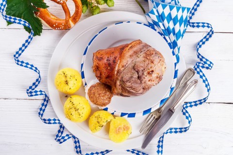 Schweinshaxe - pork knuckle on Bavarian