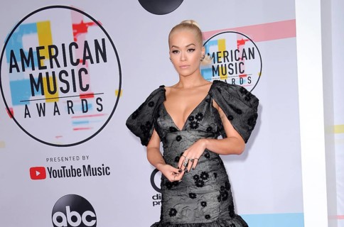 Rita Ora at the 2018 American Music Awards held at the Microsoft Theater in Los Angeles, USA on