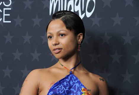 Myha'la Herrold at the 30th Annual Critics Choice Awards held at the Barker Hangar in Satna Monica,