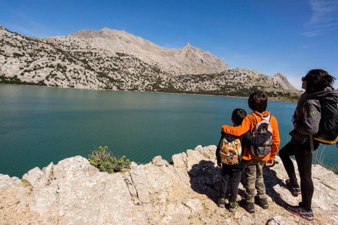 Puig Major, 1445 metros y embalse de Cuber, sierra de Tramuntana, Mallorca, balearic islands, spain