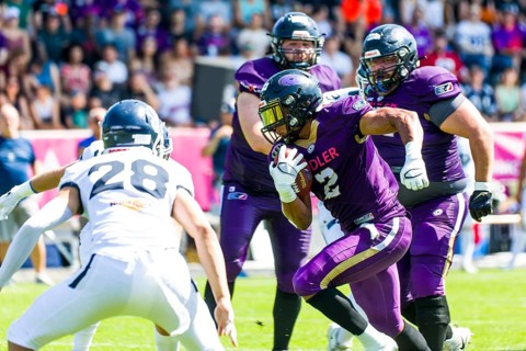 European League of Football, ELF/ Game : Milano Seamen at Frankfurt Galaxy  on 20. Aug.  2023 ,in