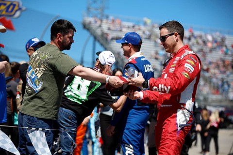 NASCAR Cup Series driver, Alex Bowman gets ready for the Cook Out 400 in Martinsville, VA, USA,