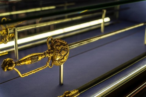 Sword gift from the city of Vitoria to General Alava, Álava Armory Museum, Vitoria, Basque Country,