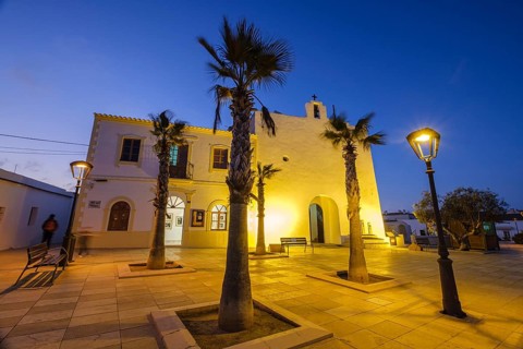 Sant Francesc Xavier church, Formentera, Pitiusas Islands, Balearic Community, Spain, Europe