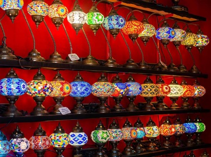 Mosaic colorful Ottoman lamps Lanterns
