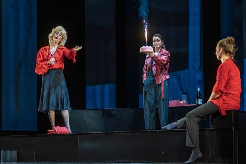 Replay by Yael Ronen at the Schaubühne in Berlin. In 1988, an opera singer from the GDR stays in