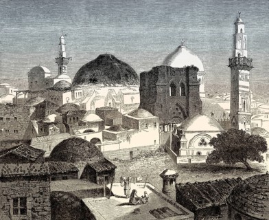 Reconstruction of the Church of the Holy Sepulchre, Jerusalem, 19th century