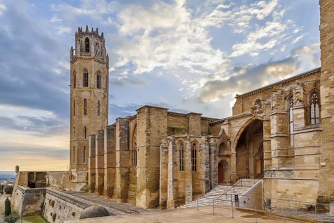 Cathedral of St. Mary of La Seu Vella is the former cathedral church of the Roman Catholic Diocese
