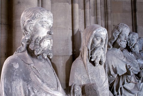 Plaster models in the model chamber, St., Sankt, Saint