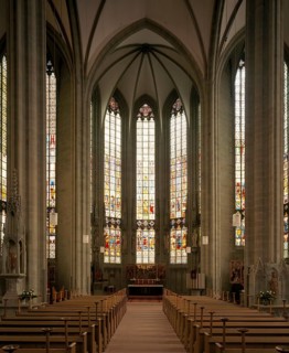 Soest, Wiesenkirche, St Maria zur Wiese, view to the east