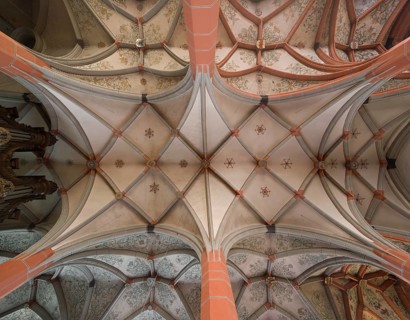 Vault in the nave, St., Sankt, Saint
