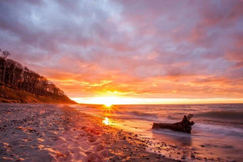 Sunset Baltic Sea