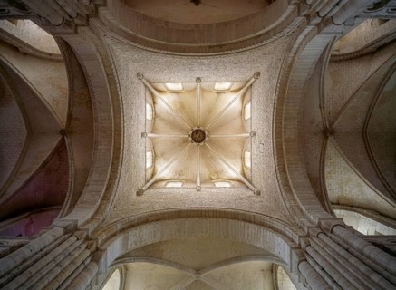 Saint-Martin-de-Boscherville, Abbaye Saint-Georges de Boscherville, view into the crossing tower
