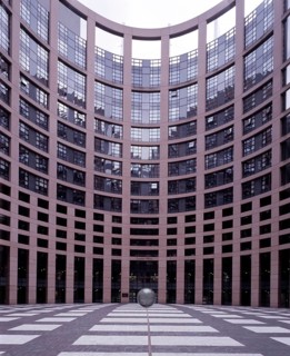 Strasbourg, European Parliament/ inner courtyard