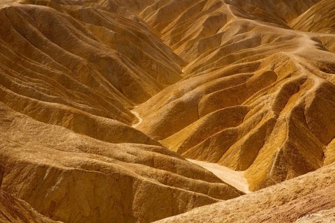 Death Valley National Park California Zabriskie point eroded mudstones