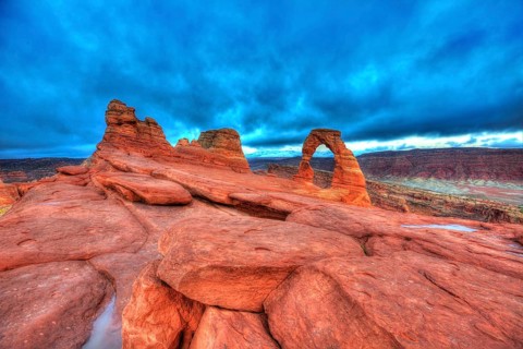 Arches National Park Delicate Arch in Moab Utah USA