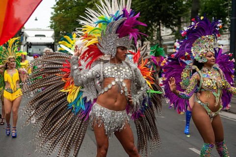15.06.2019, Vienna, Austria, Europe, Participant at the euro Pride Parade along the Ringstraße in