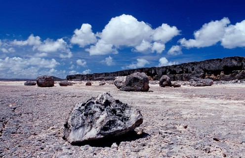 Desert landscape, Netherlands Antilles, Bonaire, Washington Slagbaai National Park, Supladó