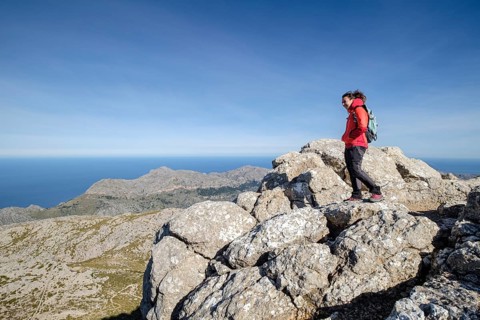 Masanella peak, Sierra de Tramontana, 1364 meters, municipality of Escorca, Mallorca, Balearic