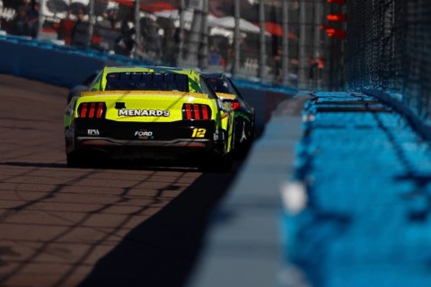 RYAN BLANEY (12) of High Point, NC races for the NASCAR Cup Series Championship Race at Phoenix