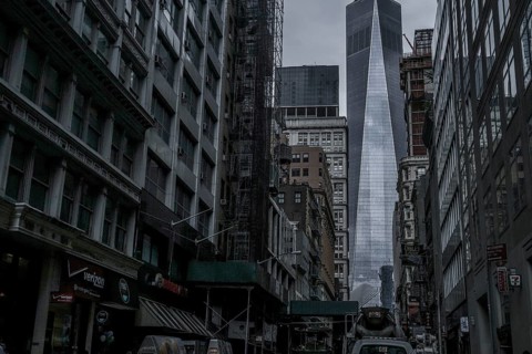 Streets of New York Lower Manhattan. Shooting Location: New York, Manhattan