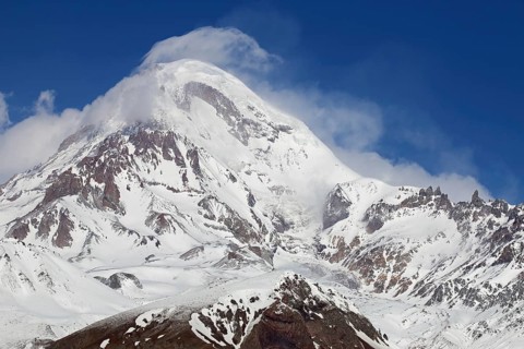 Volcano, Kazbek, Stepantsminda, Georgia, Asia