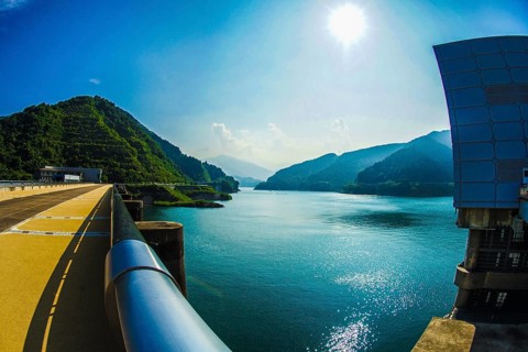 Miyagase dam (Kanagawa). Shooting Location: Yamato-shi, Kanagawa