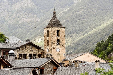 Church in mountains,, CONTINENT_