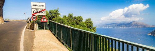 Amalfi Coast, Mediterranean Sea, Italy. Website Banner