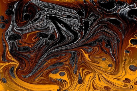 Ebru marble effect surface pattern design for print