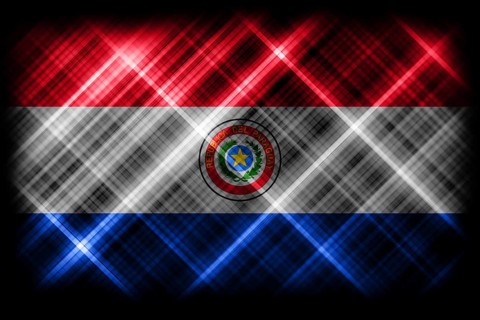 Paraguay flag, national flag, modern flag background