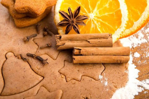 Baking ingredients for Christmas gingerbread, lodz, poland