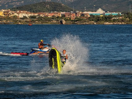 Olbia, Italy - September 16 - 20192 Aquabike world Championship gran prix of Italy