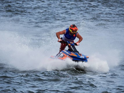 Olbia, Italy - September 16 - 2022 Aquabike world Championship gran prix of Italy