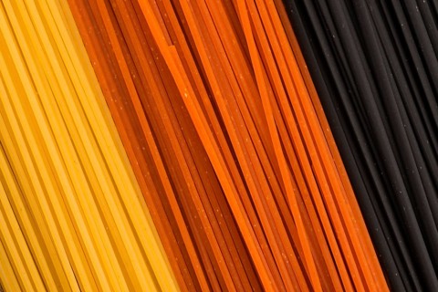 Three colour pasta