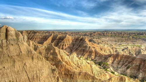 Badlands National Park HDR Version, South Dakota, USA USA