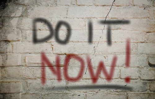 Do It Now Concept