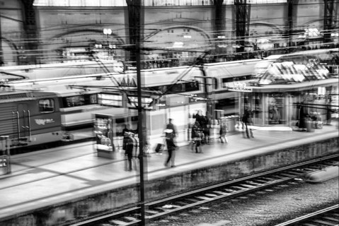 People at the main station