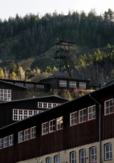 Open-cast facilities, Rammelsberg ore mine on the mountain of the same name, UNESCO World Heritage