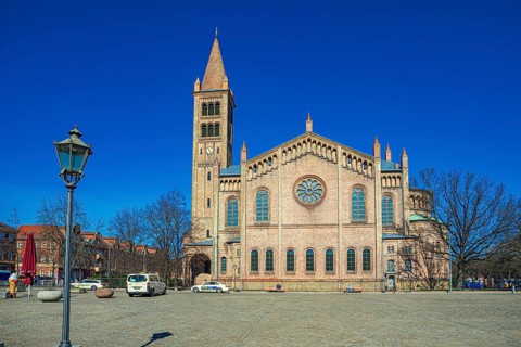 Church of St Peter and Paul on the Bassinplatz in Potsdam, Germany