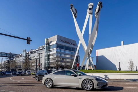 Inspiration 911 artwork by Gerry Judah: three steles, each up to 24 metres high, presenting a