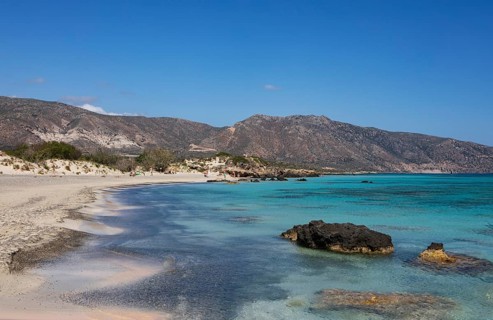 Elafonissi beach, south-west Crete, Crete, Greece