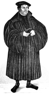 Martin Luther (1483, 1546) Portrait after Lucas Cranach, reformer, Augustinian monk, Bible
