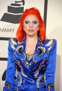 Lady Gaga at the 58th GRAMMY Awards held at the Staples Center in Los Angeles, USA on February 15,